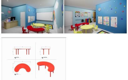 ABDIMAS PERANCANGAN FURNITUR SARANA BELAJAR SESUAI ERGONOMI ANAK USIA DINI