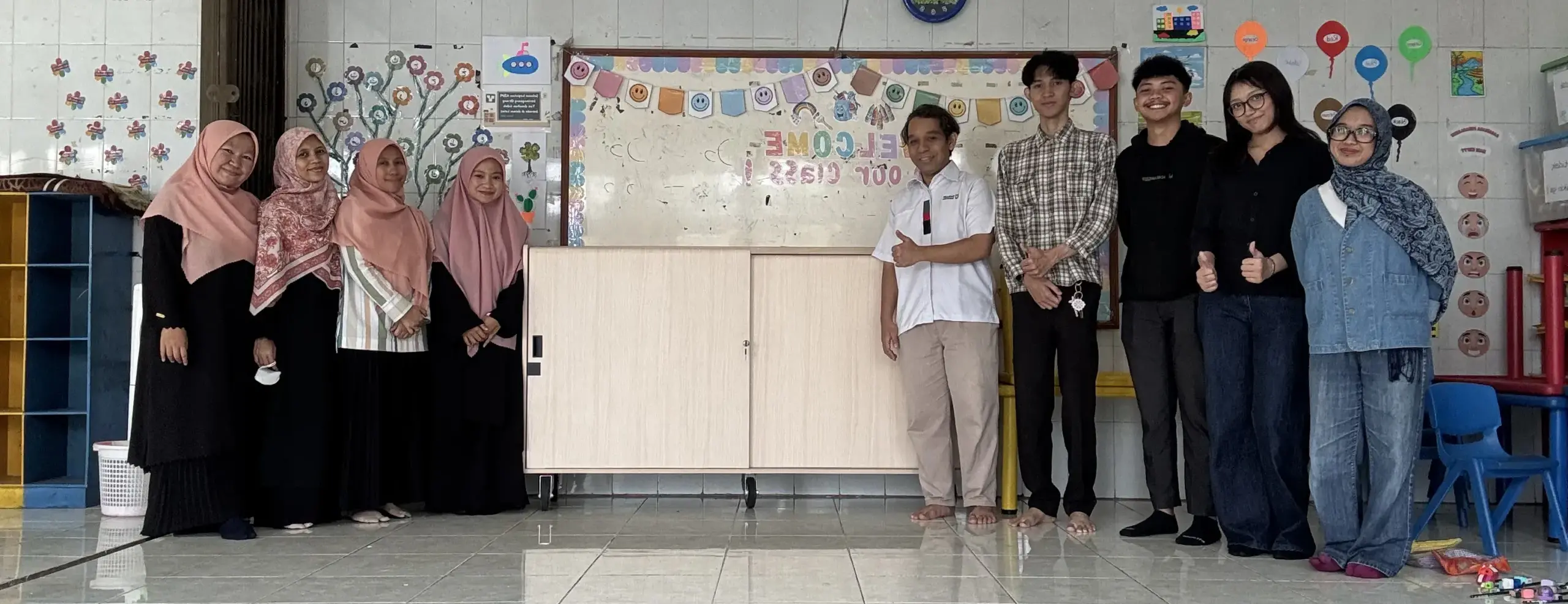 Desain dan Penerapan Lemari Penyimpanan Terintegrasi untuk Mendukung Lingkungan Belajar Anak Usia Dini di TK Qur’an Al-Husna Perumahan Kopo Elok Kota Bandung