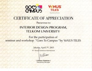 GOES TO CAMPUS BY VENUS TILES