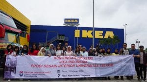 Kunjungan Mahasiswa Prodi Desain Interior Universitas Telkom Ke IKEA Alam Sutera
