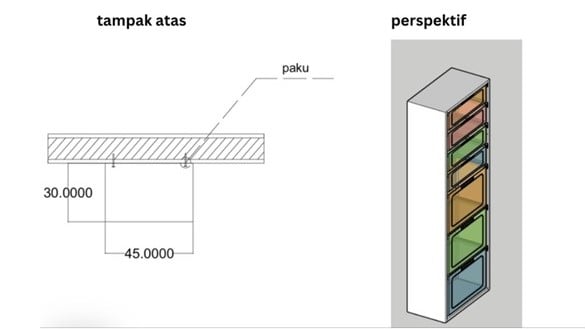 Perancangan Lemari Penyimpanan APE (Alat Permainan Edukatif) Dengan Pendekatan Ergonomi Anak Usia Dini di Pos PAUD Fathonah, Desa Lengkong