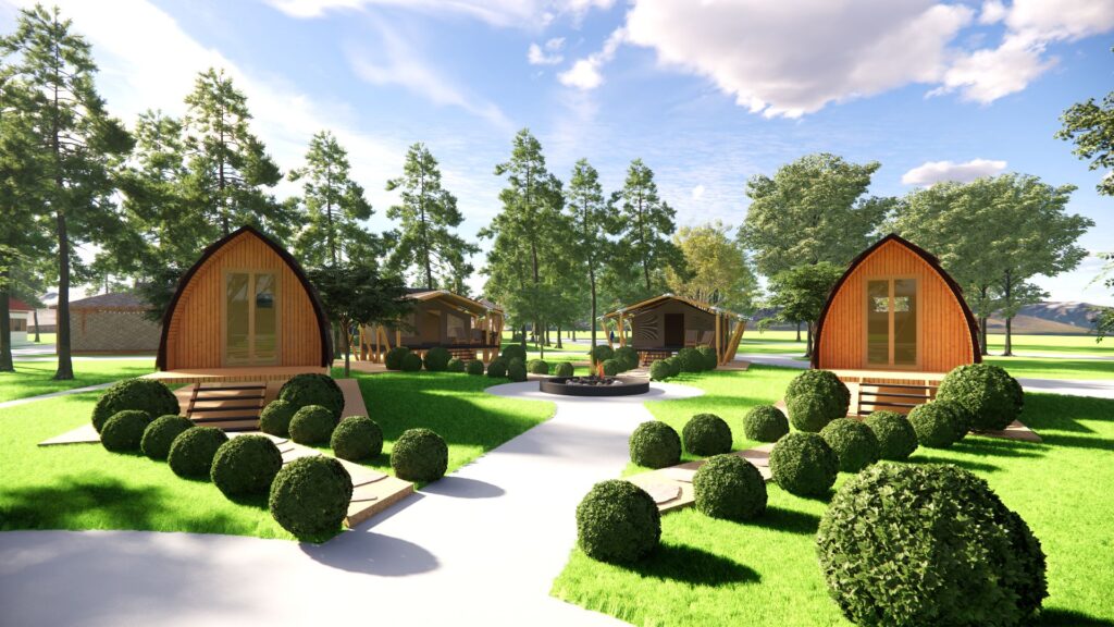 Mendesain Kawasan Kolam Renang dan Agrowisata di Desa Wisata Baros berbasis Kearifan Budaya Sunda