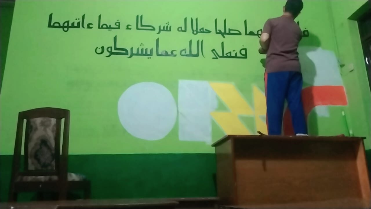 Pelatihan Seni Rupa di Masjid Al Hasanah – Cisaranten Kulon