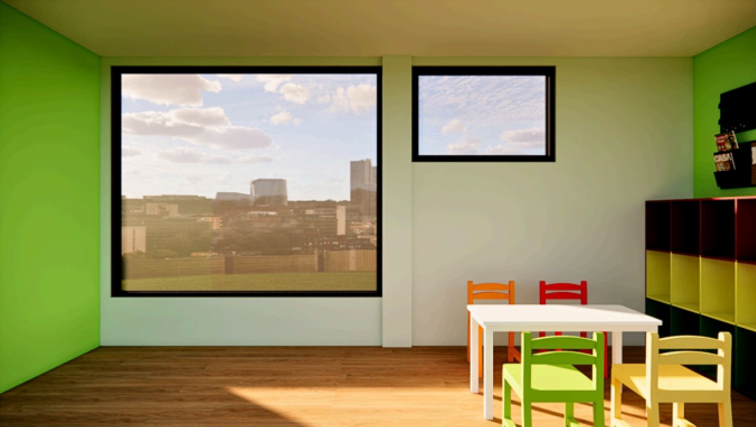 PERANCANGAN FASILITAS JENDELA UNTUK PENCAHAYAAN DAN PENGHAWAAN ALAMI DI RUANG KELAS RA NURUL ILMI