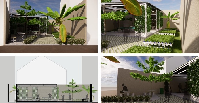 PERANCANGAN RTH DENGAN FASILITAS OLAHRAGA DAN TAMAN HIDROPONIK MODULAR